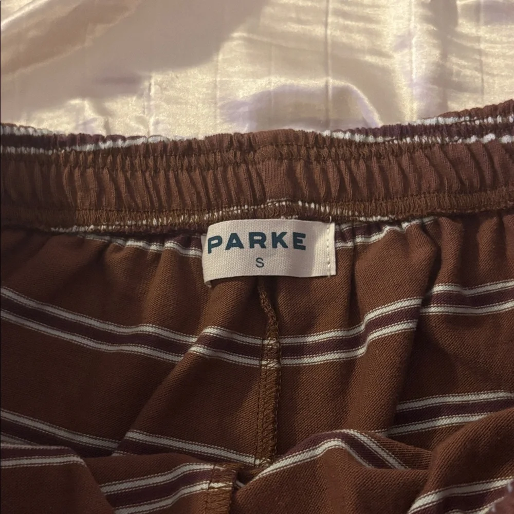 PARKE Tonal Striped Boxer Pants - Picture 4 of 7